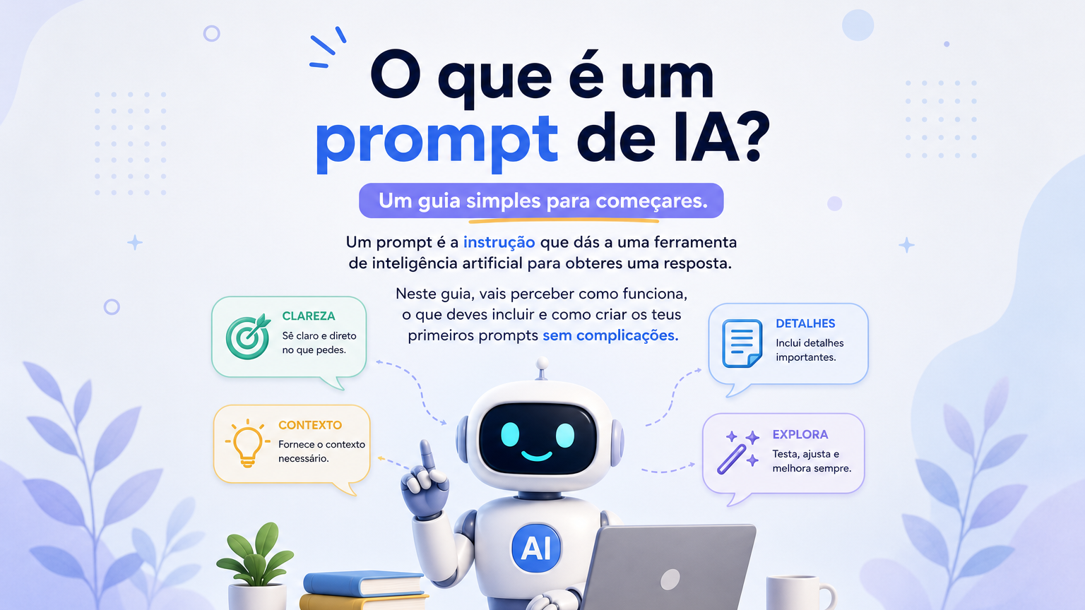 O que é um prompt de IA? Um guia simples para começares