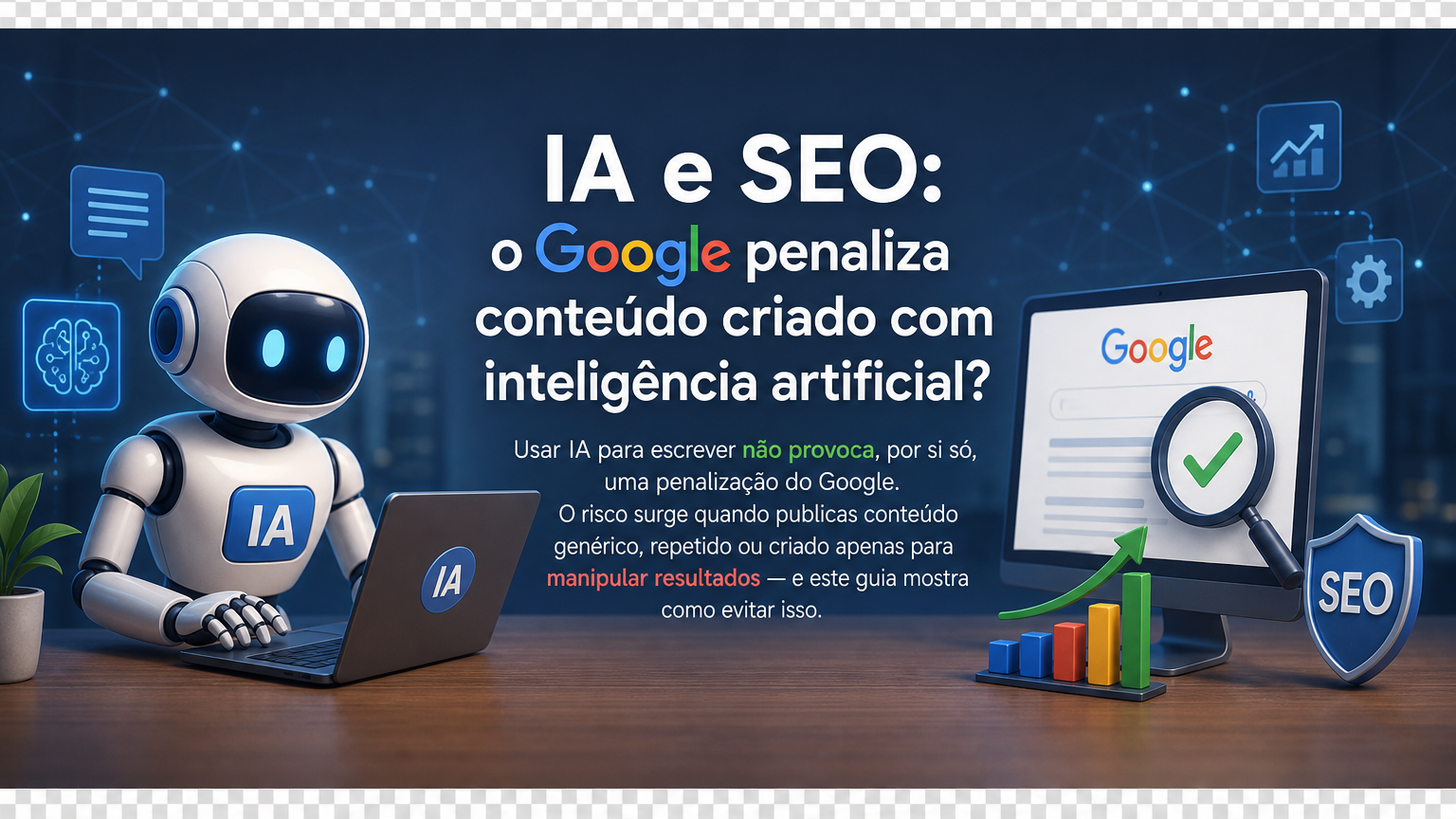IA e SEO: o Google penaliza conteúdo criado com inteligência artificial?