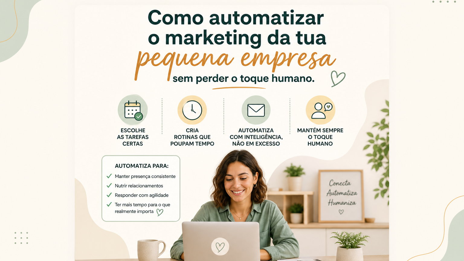 Como automatizar o marketing da tua pequena empresa sem perder o toque humano