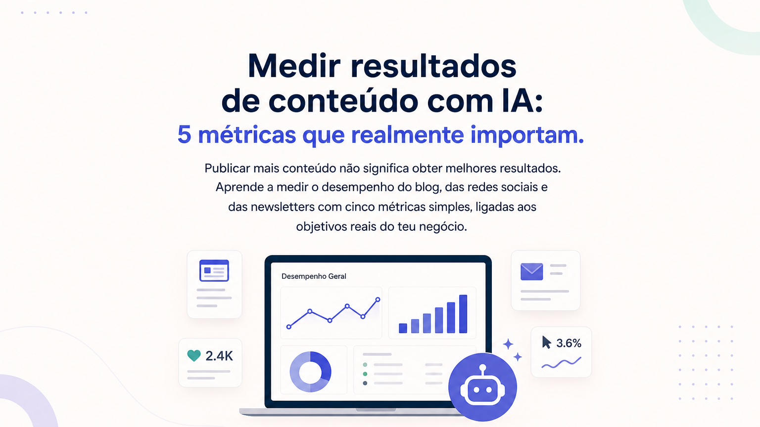 Medir resultados de conteúdo com IA: 5 métricas que realmente importam